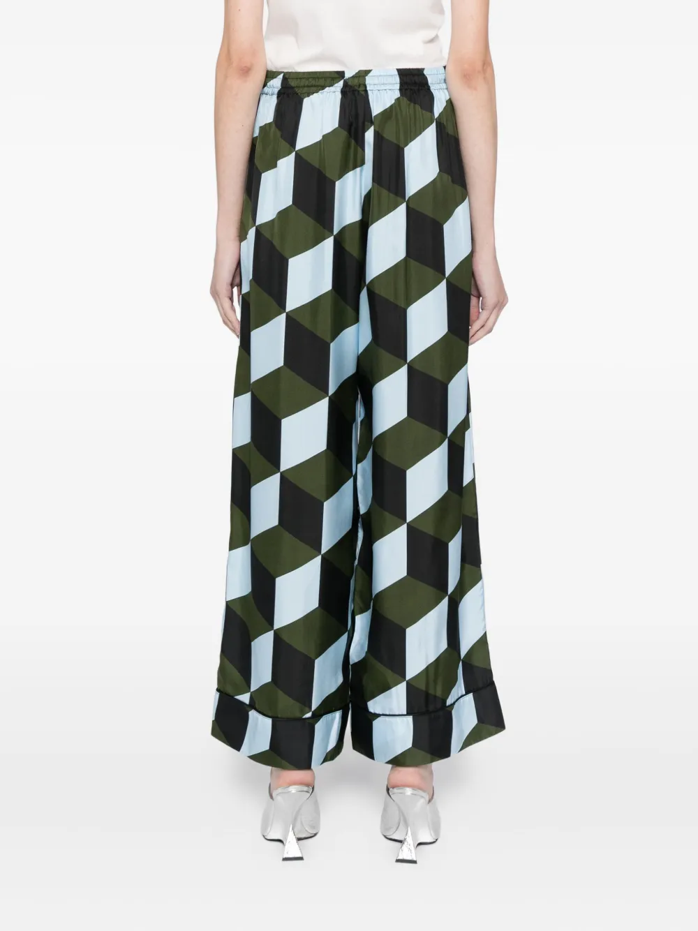 Cynthia Rowley Broek met print Blauw