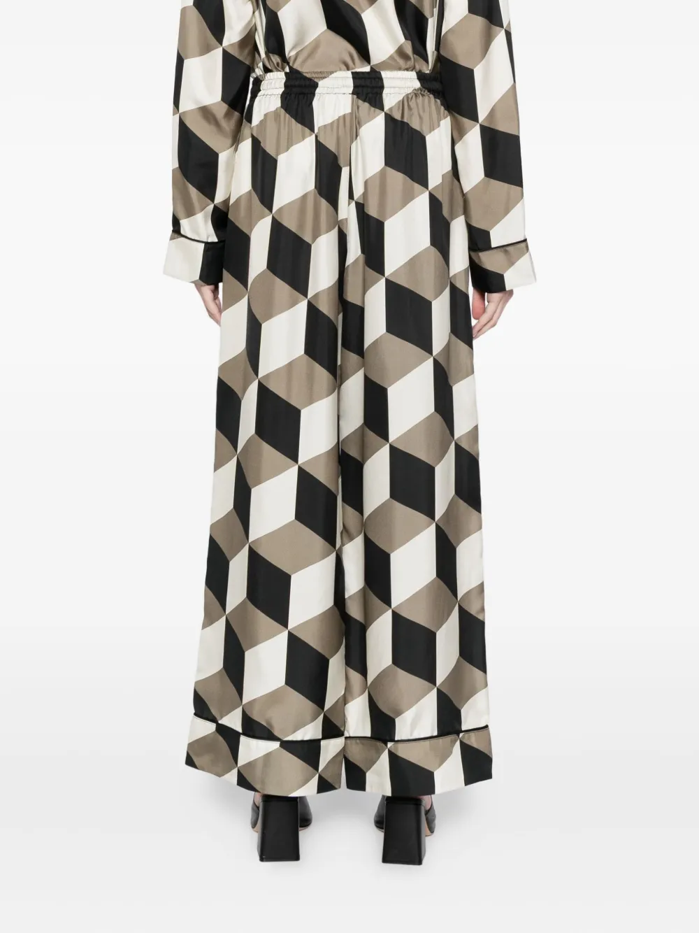 Cynthia Rowley The Illusion Trousers In Multi