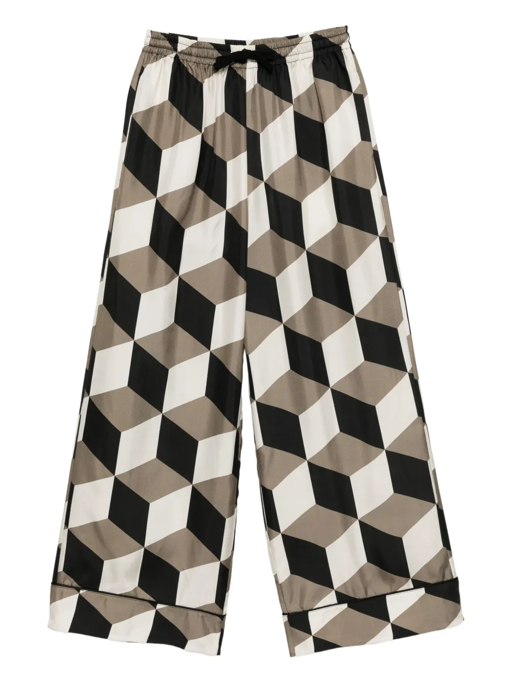 Cynthia Rowley The Illusion Trousers In Multi