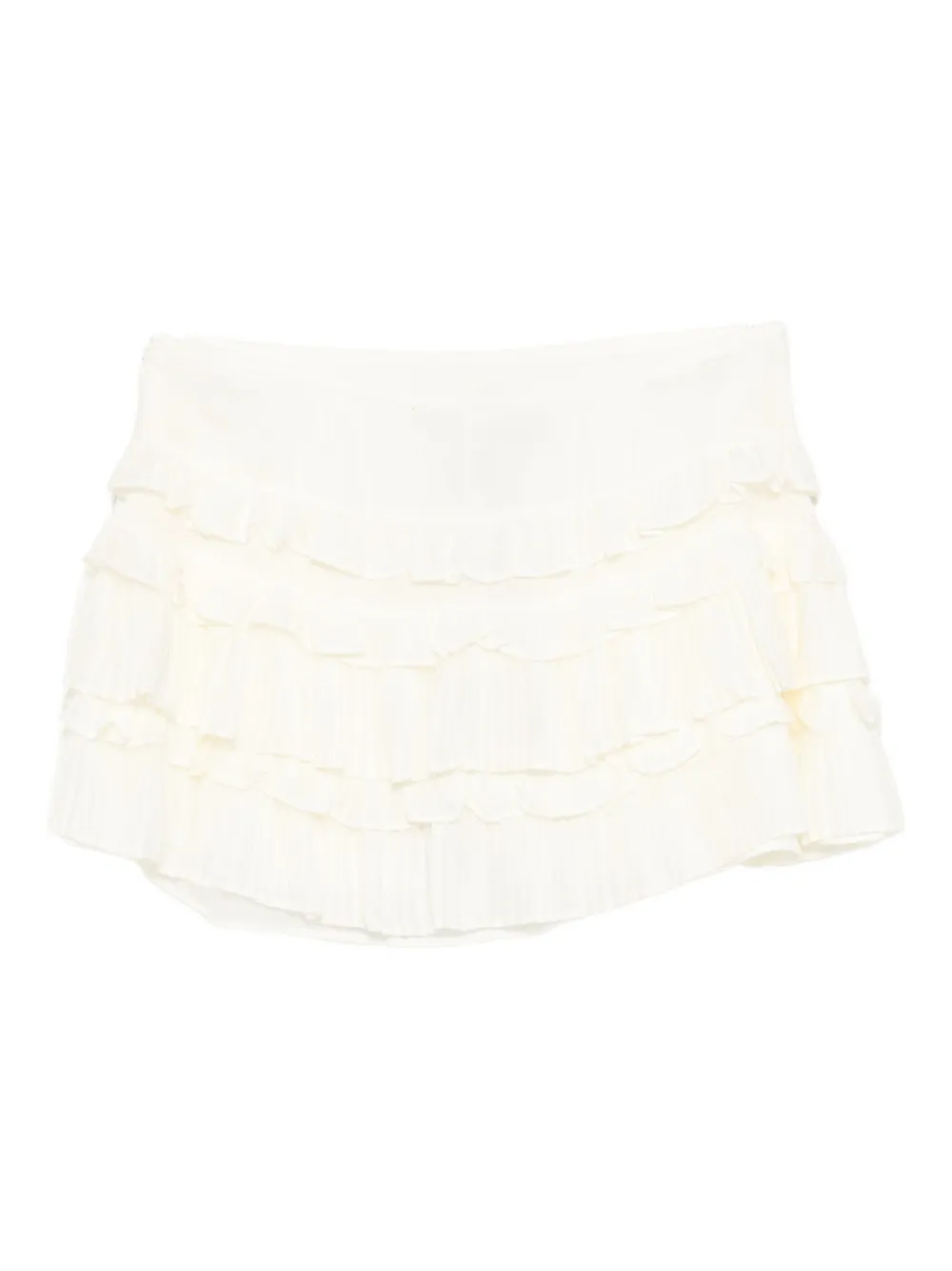 Cynthia Rowley Bella Mini Skirt In Neutral