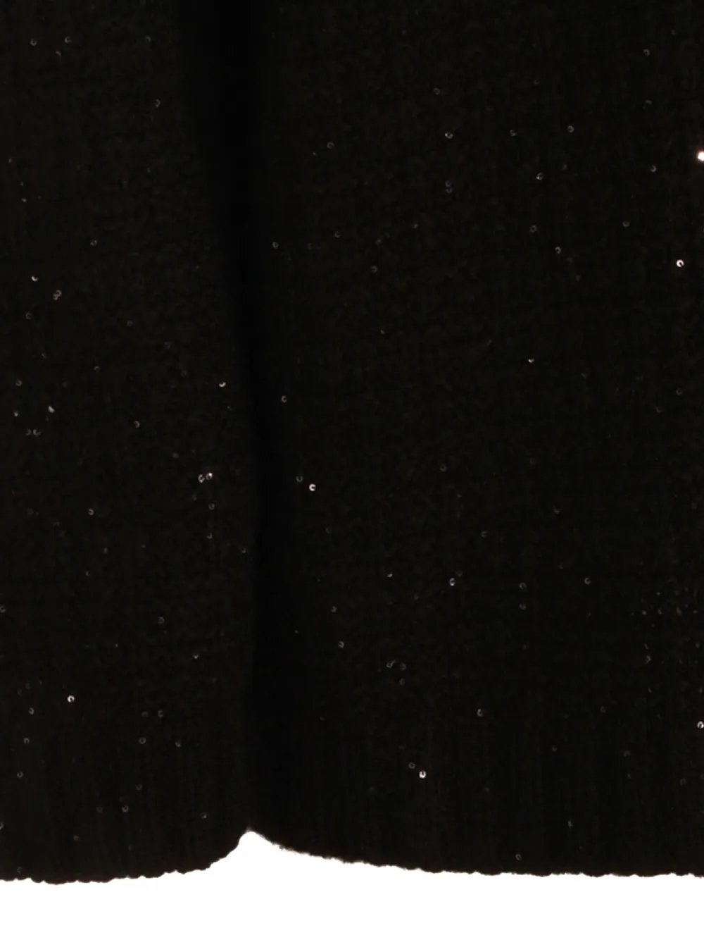 Fabiana Filippi Verfraaid vest met knoop Zwart