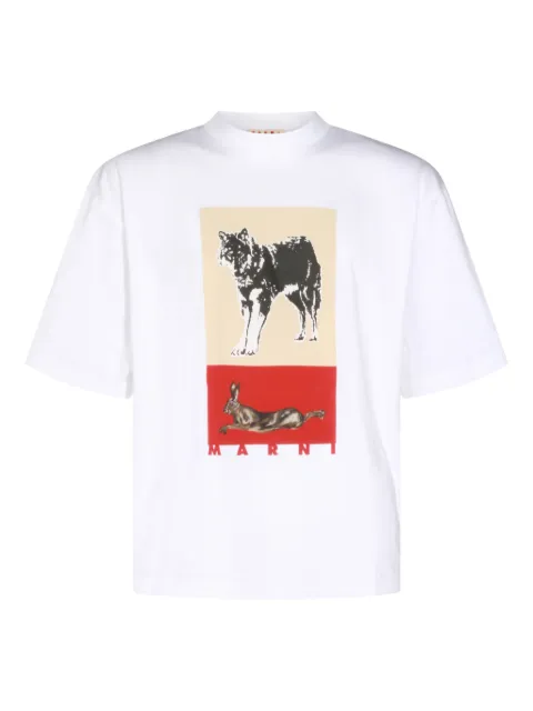 Marni animal graphic T-shirt