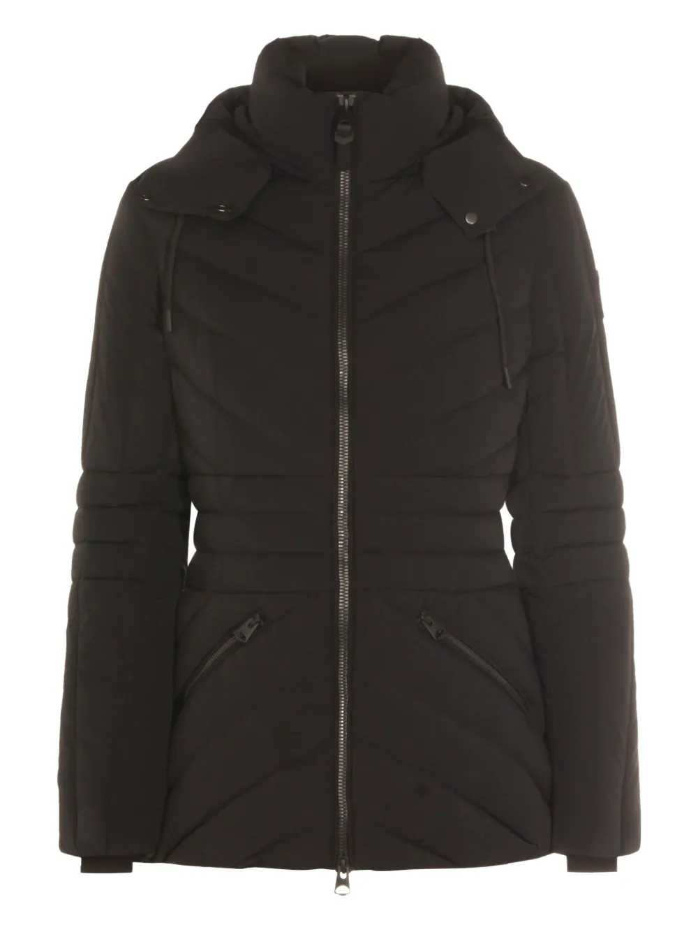 Mackage Hooded Zip Jacket In Black