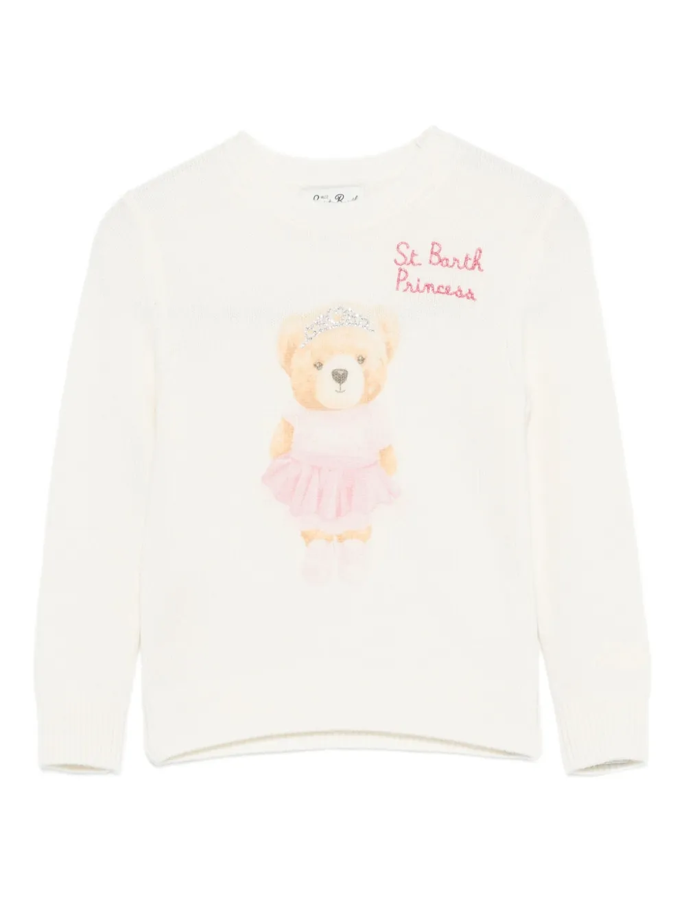 MC2 Saint Barth Kids ベアプリント プルオーバー - ニュートラル