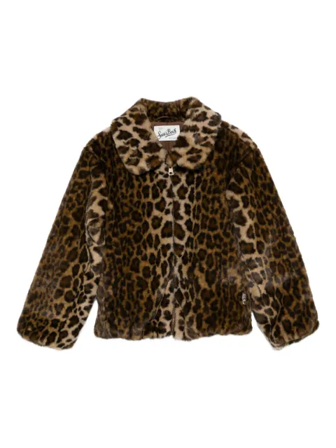 MC2 Saint Barth Kids Aveline leopard-print jacket