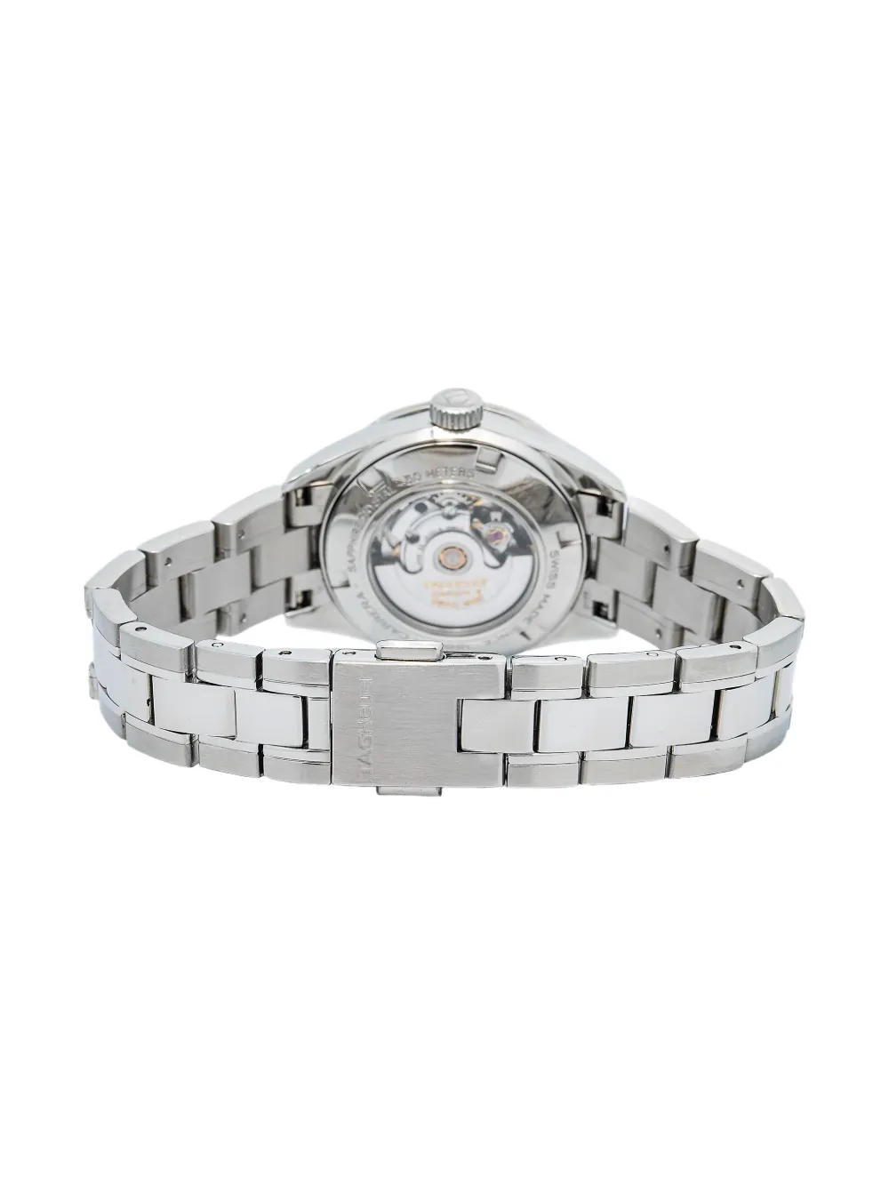 Pre-owned Tag Heuer Diamond Carrera 27mm In White