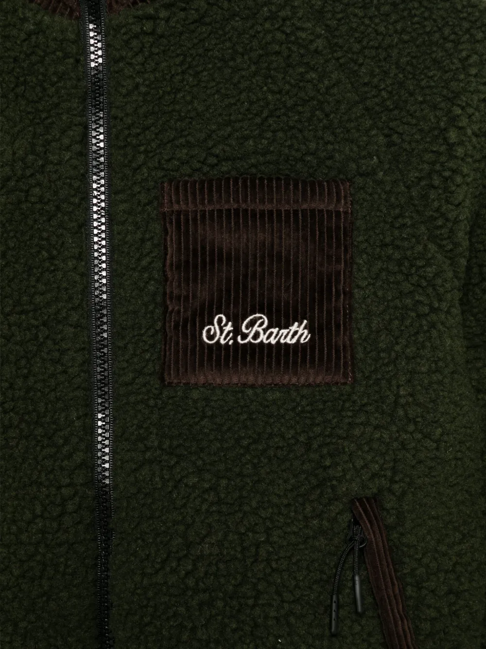 MC2 Saint Barth Kids x PEANUTS jack met geborduurd logo Groen