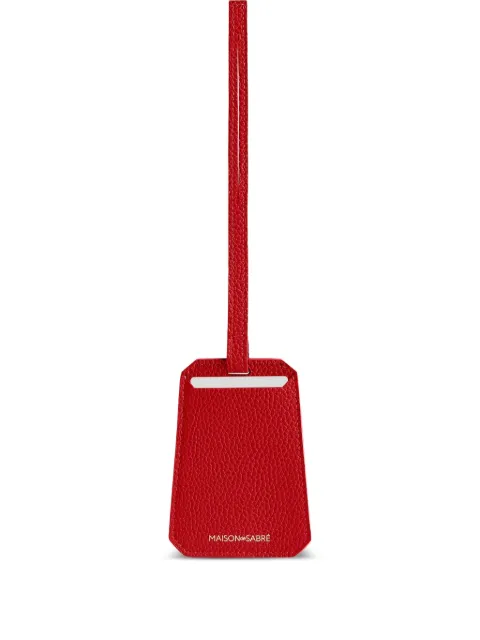 MAISON de SABRÉ adjustable strap leather phone pouch