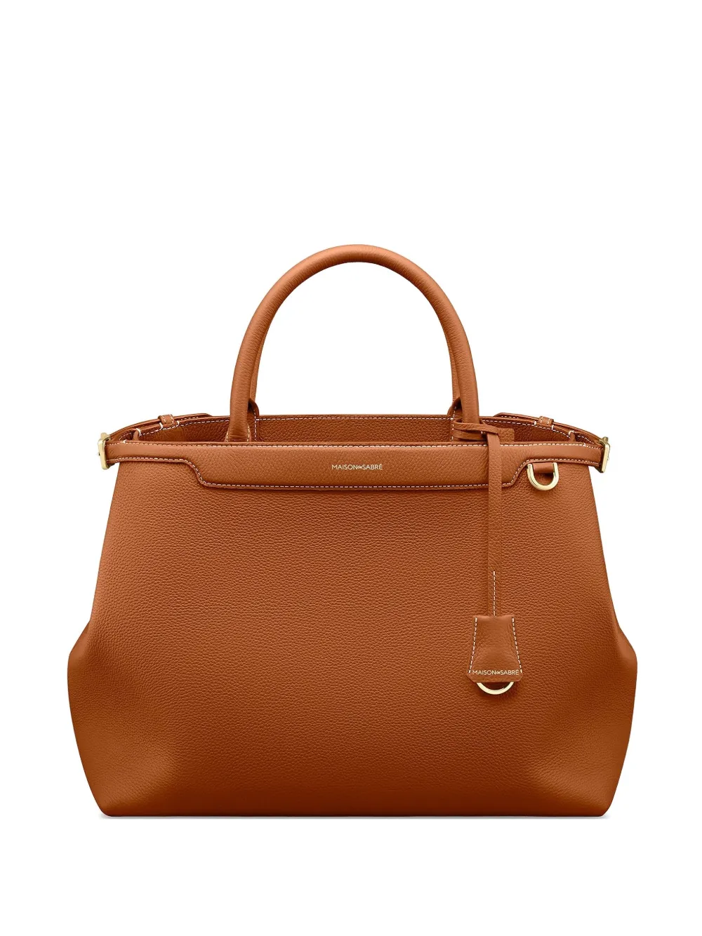Maison De Sabre Palais Belting Large Tote Bag In Brown