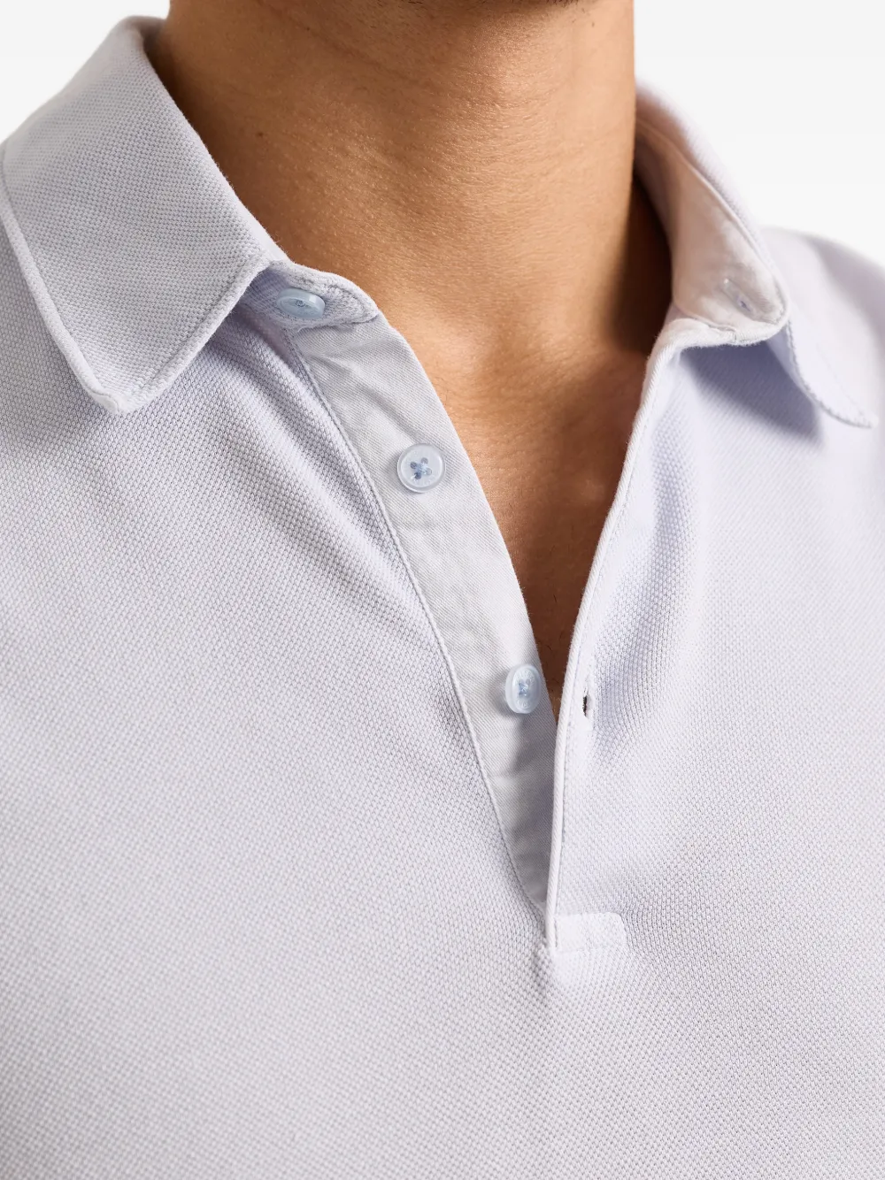 Orlebar Brown Garfield poloshirt met lange mouwen Blauw