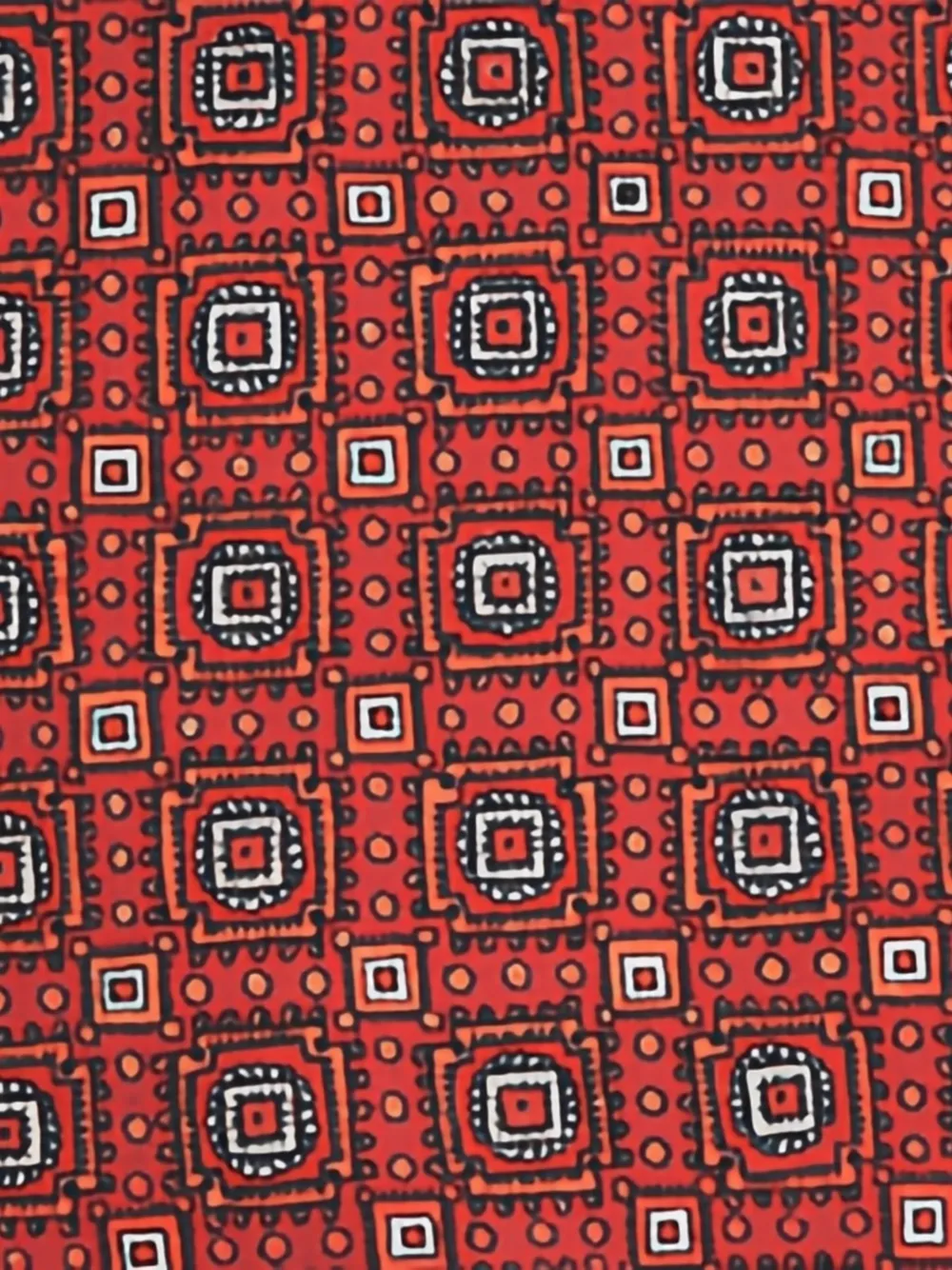 Orlebar Brown Bulldog zwembroek met geometrische print en gespdetail Rood