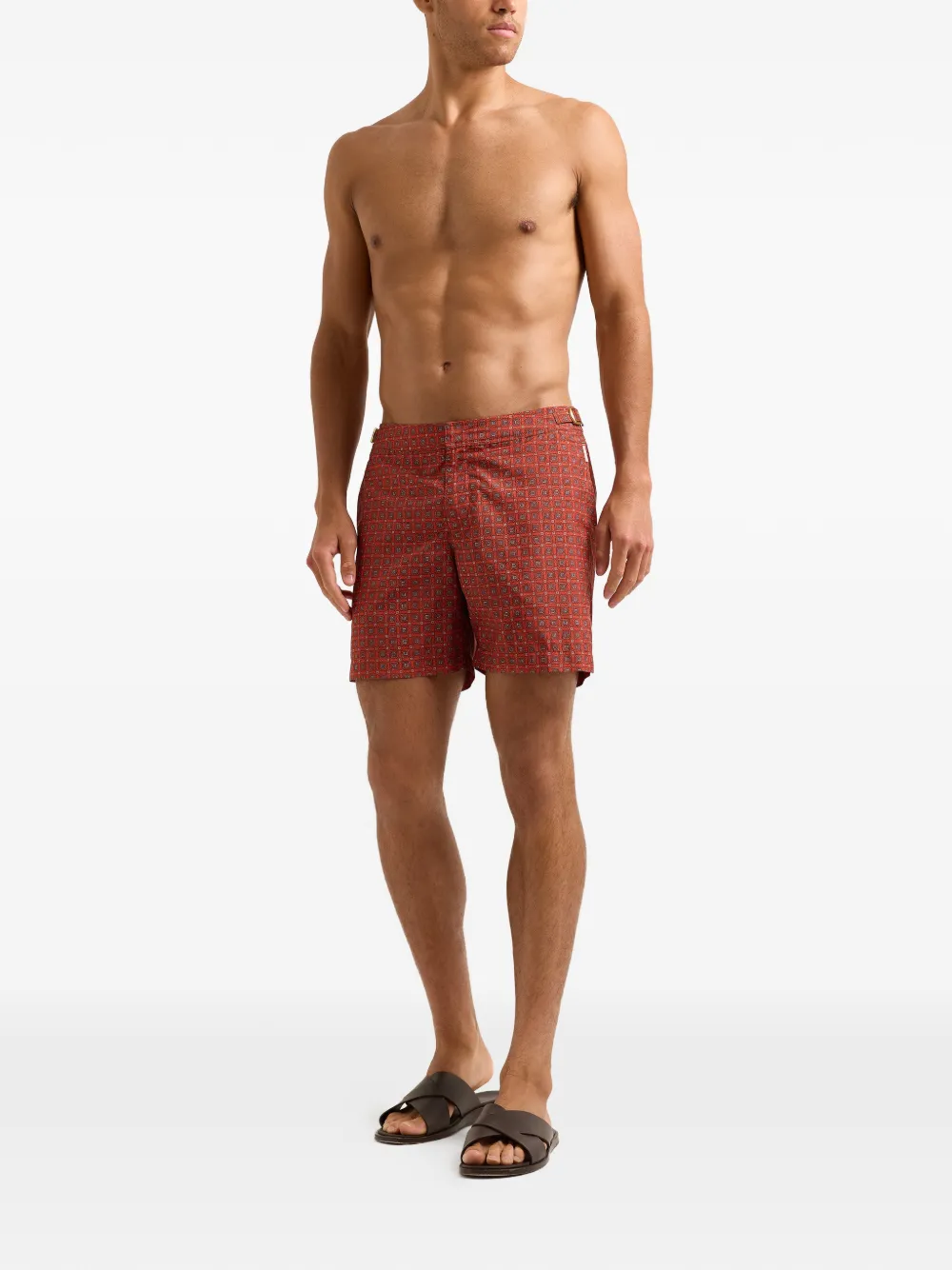 Orlebar Brown Bulldog Badeshorts mit geometrischem Print | Badeshorts | Image 2