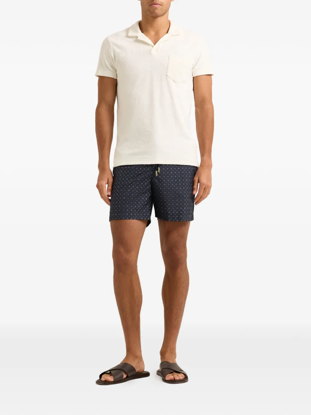 Orlebar Brown top Terry con bolsillo en el pecho | Playeras | Image 2