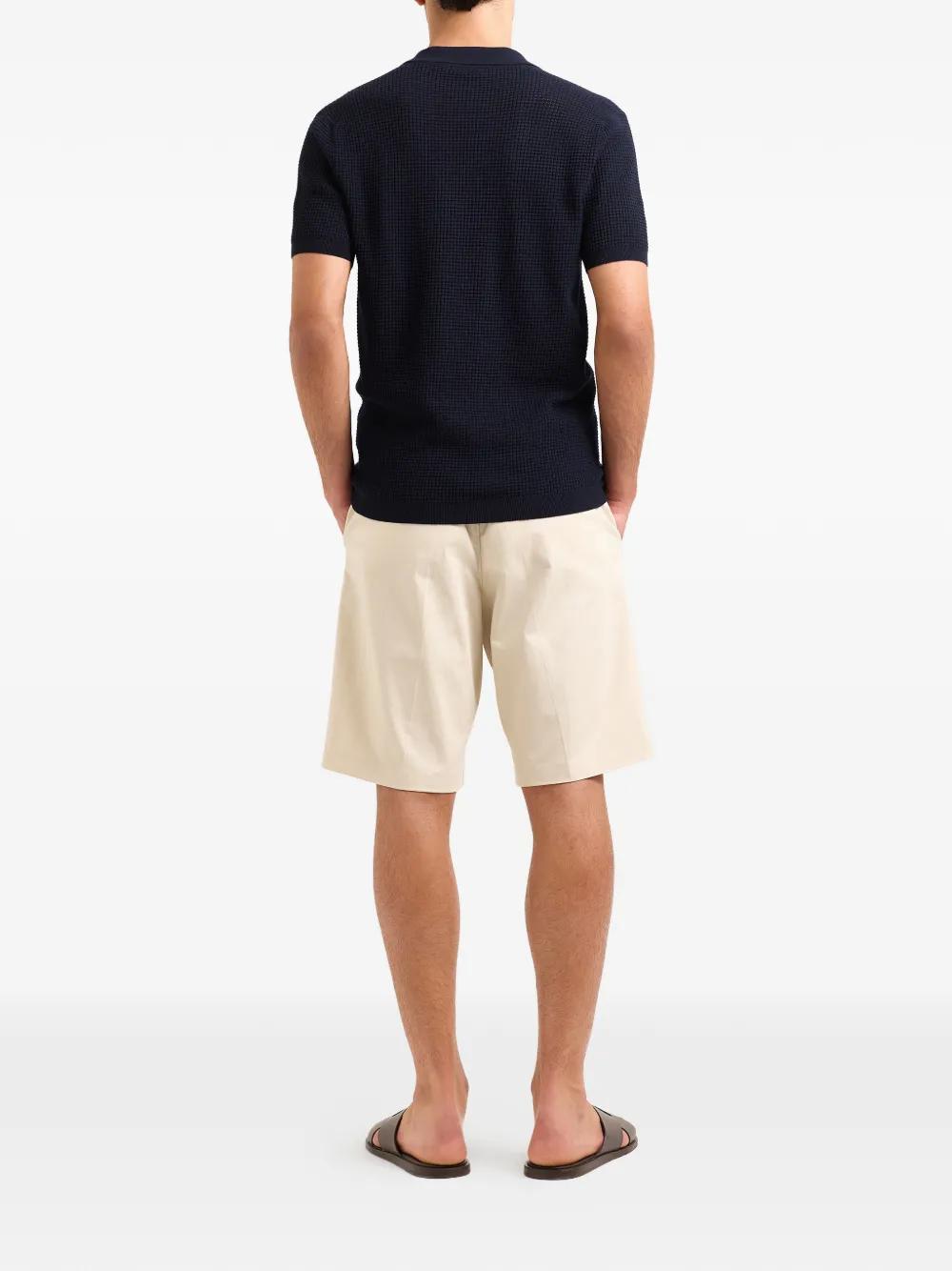 Orlebar Brown Laurent shorts met elastische taille Beige