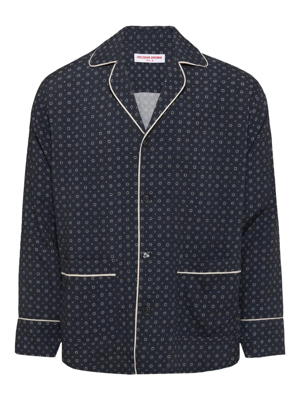 Orlebar Brown Murray printed overshirt | Blue | Image 1