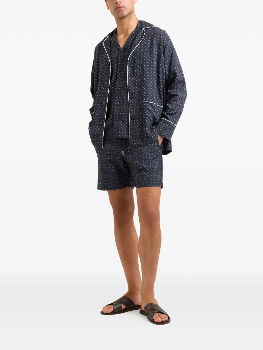 Orlebar Brown Murray printed overshirt | Shirt Jackets | Image 2