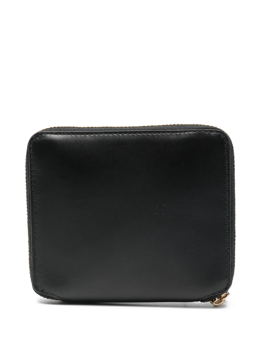 Comme Des Garçons Zip-around Leather Wallet In Black