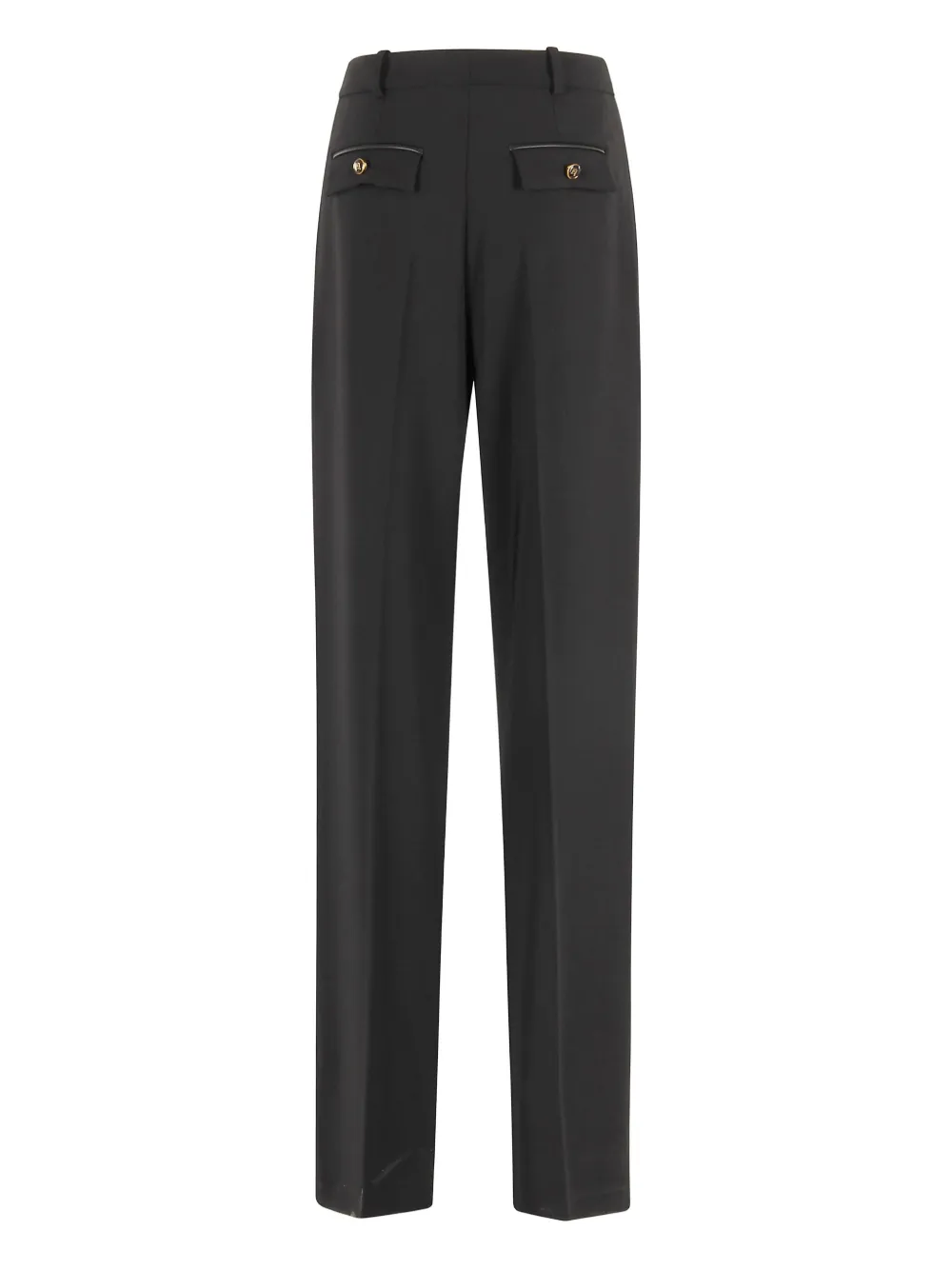 Elisabetta Franchi essential pleat trousers - Zwart