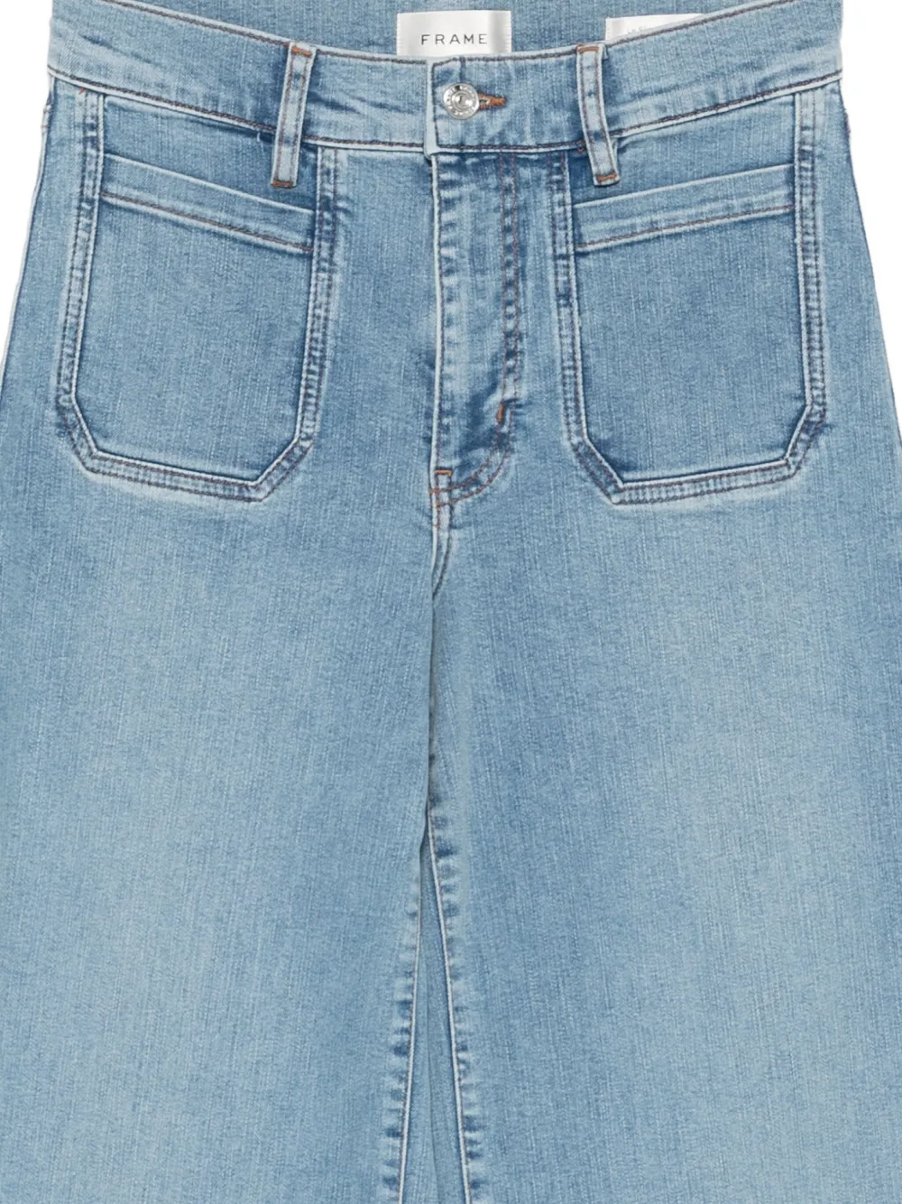 FRAME Jeans met riemlussen Blauw