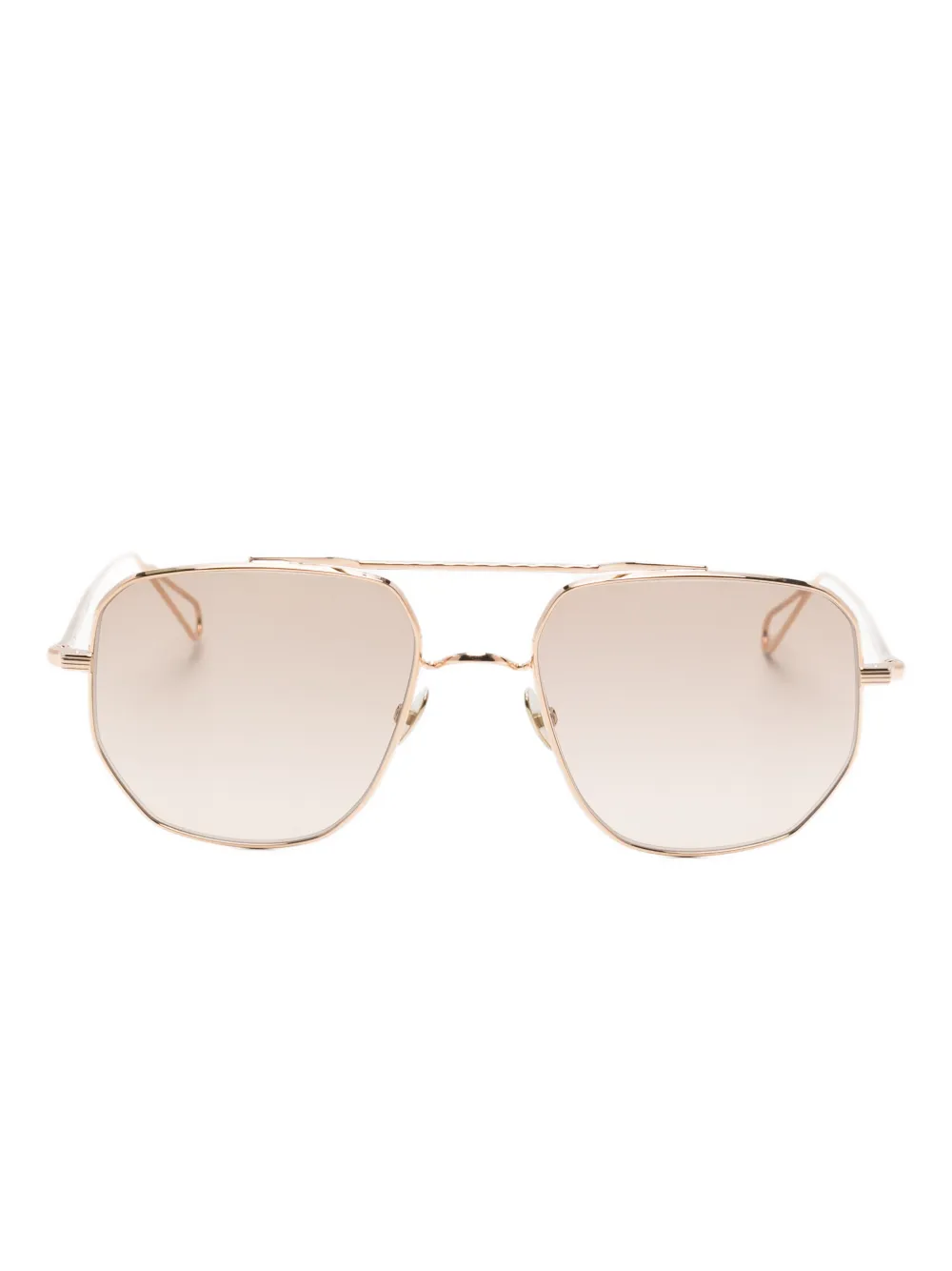 Ahlem geometric frame sunglasses | Gold | Image 1