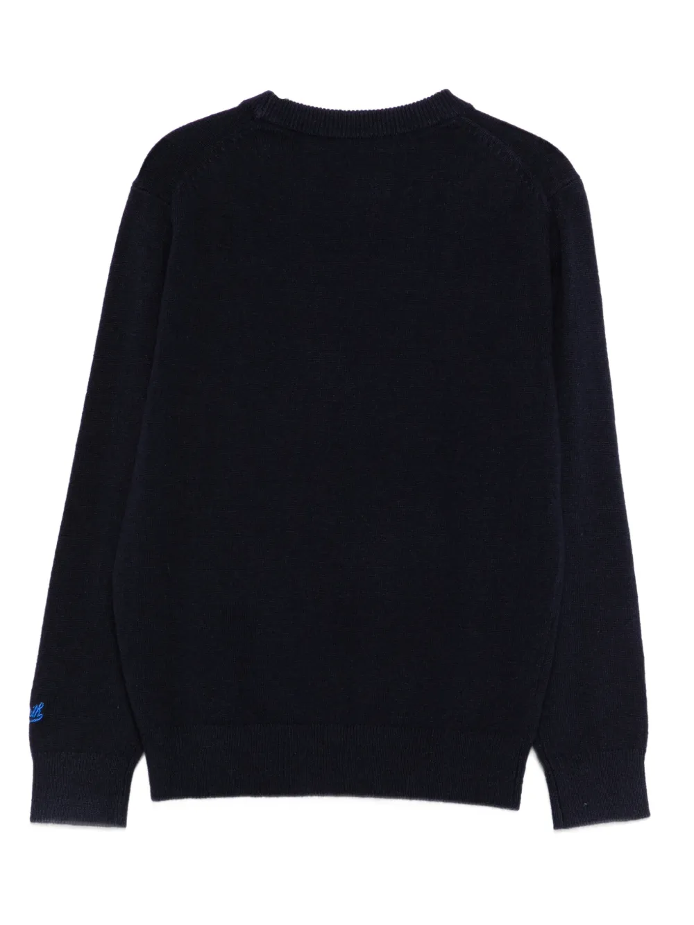  Mc2 Saint Barth Kids Intarsia-graphic Sweater - Blue 