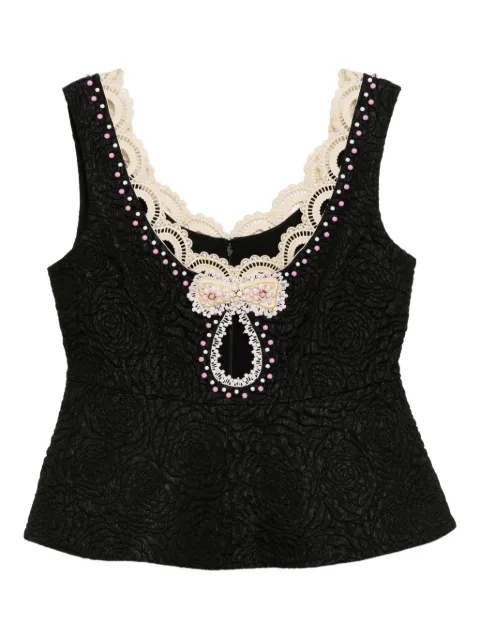 Cynthia Rowley bead-embellished vest