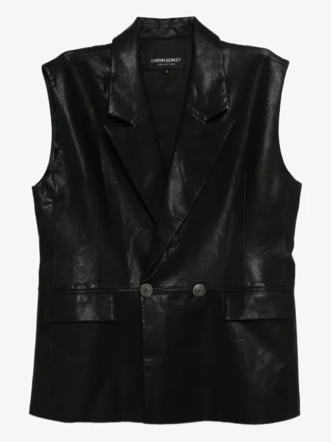 Cynthia Rowley veston en cuir