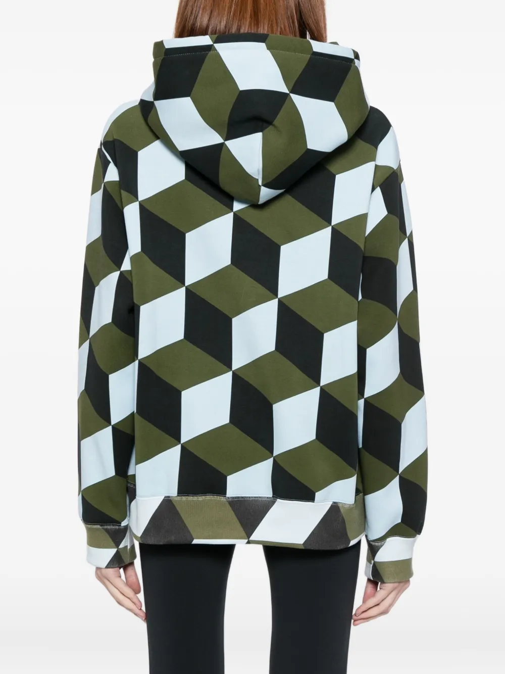 Cynthia Rowley The Illusion Hoodie In Blue