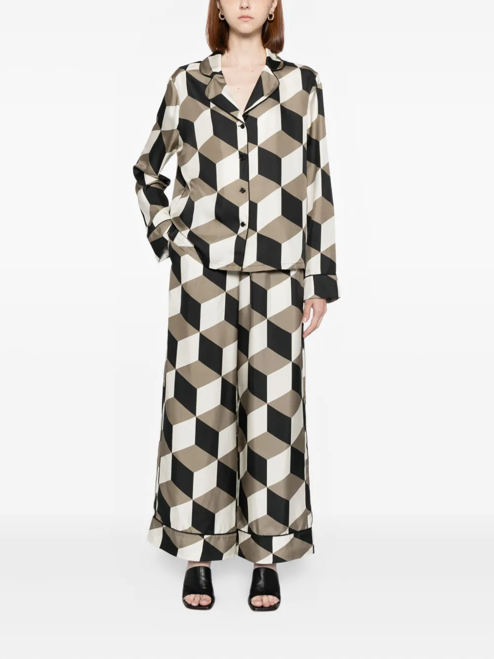 Cynthia Rowley The Illusion Shirt In Neutral