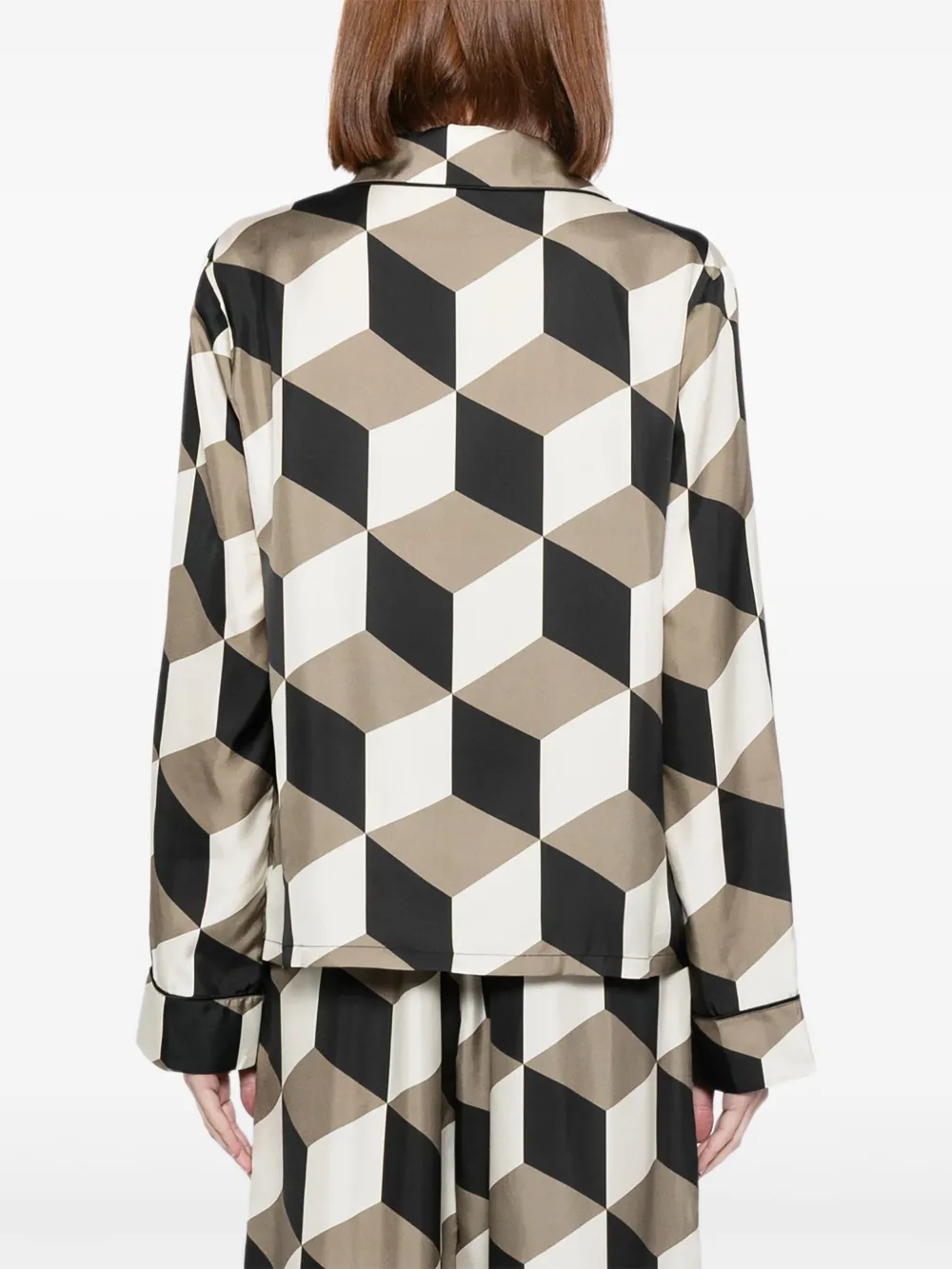 Cynthia Rowley The Illusion Shirt In Neutral
