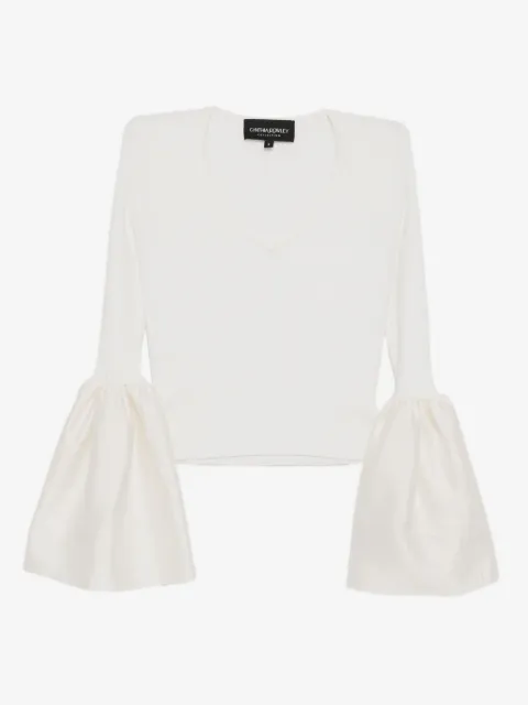 Cynthia Rowley flared-sleeves top