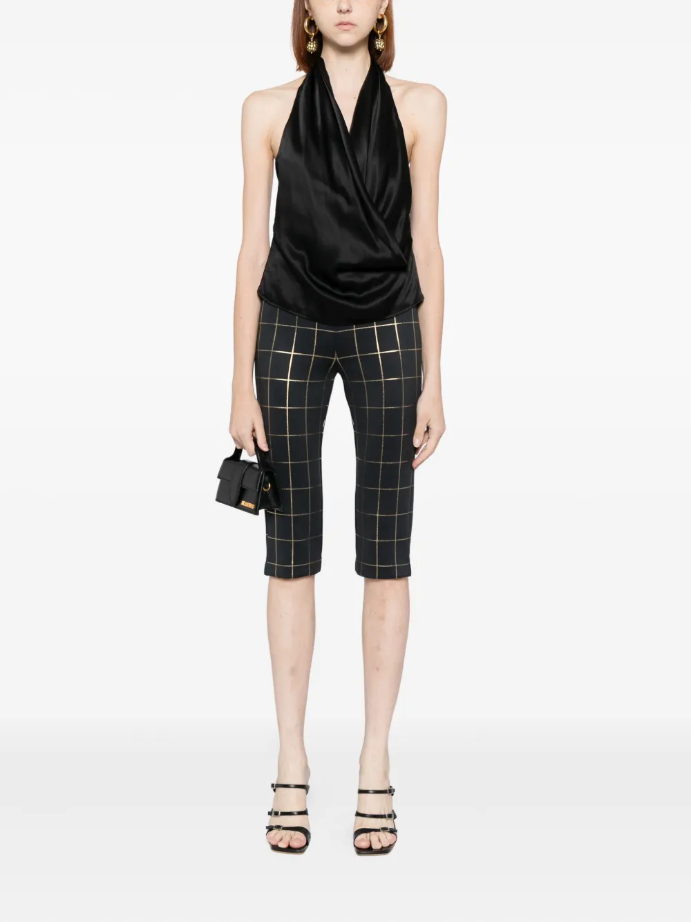 Cynthia Rowley checked capris shorts | Knee-Length Shorts | Image 2