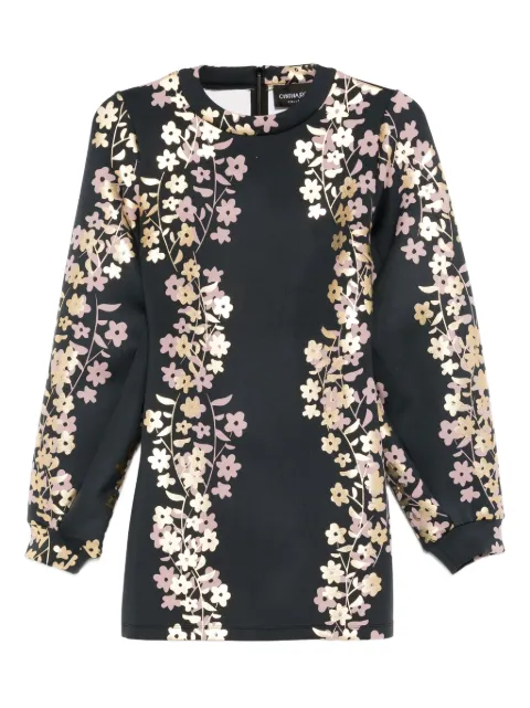 Cynthia Rowley floral-print mini dress