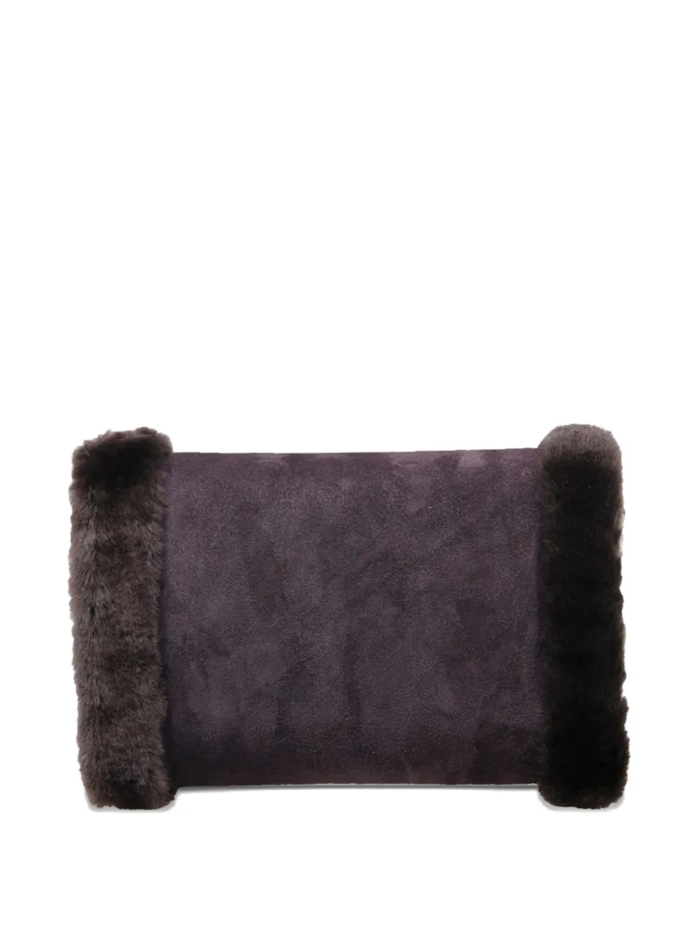 Amato Daniele Fur-trim Chain Satchel In Purple