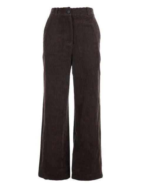 DUNST corduroy wide-leg trousers