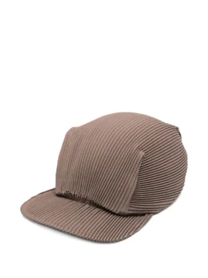 PLEATS PLEASE 帽子 イッセイミヤケ プリーツプリーズ Pleats Please Issey Miyake プリーツ キャップ | ブラック | FARFETCH JP