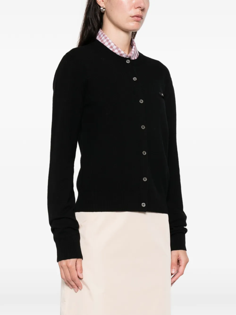 N°21 Button-up Cardigan In Black