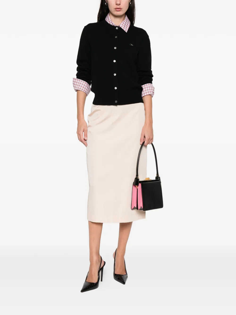 N°21 Button-up Cardigan In Black