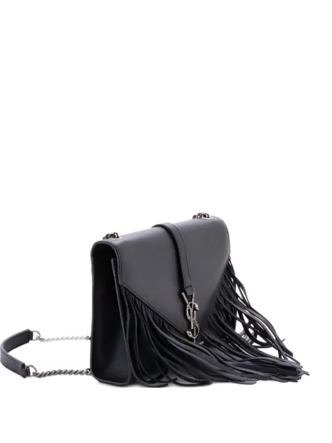 Saint Laurent Pre-Owned Classic Monogram Fringe Leather Medium crossbody bag
