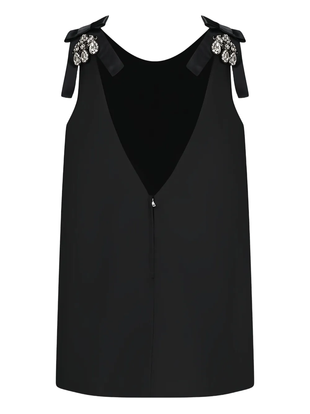 Dolce & Gabbana crystal-embellishment mini dress - Zwart