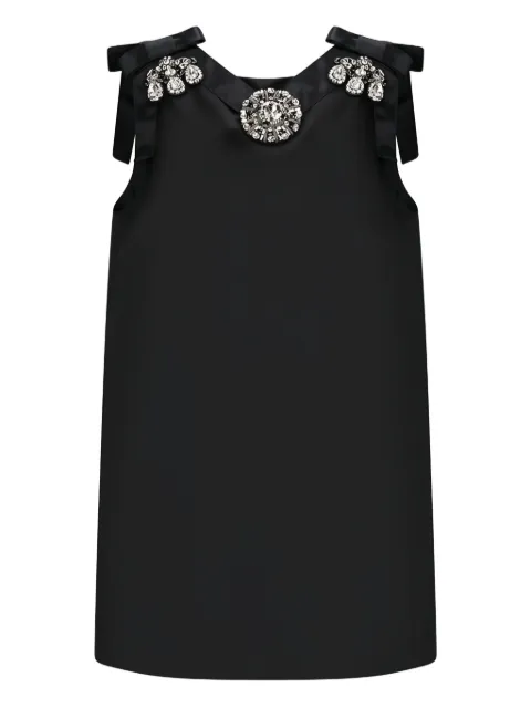 Dolce & Gabbana crystal-embellishment mini dress