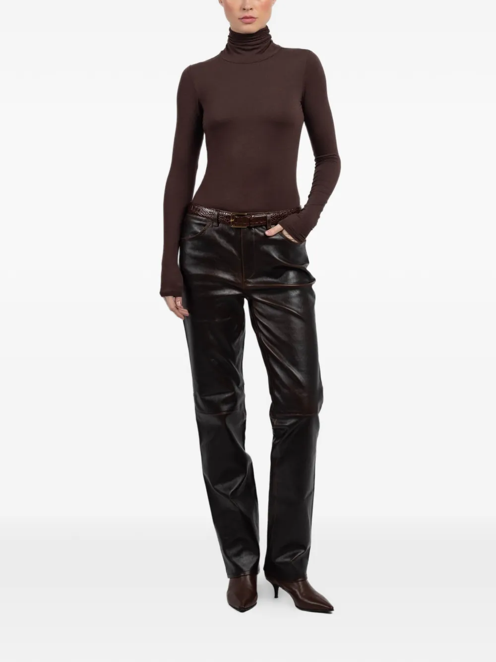 Sprwmn panelled trousers - Bruin