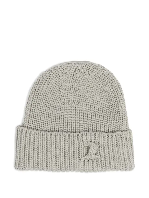 Hannes Roether ribbed virgin wool beanie hat
