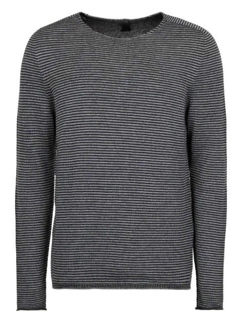 Hannes Roether striped crew-neck sweater