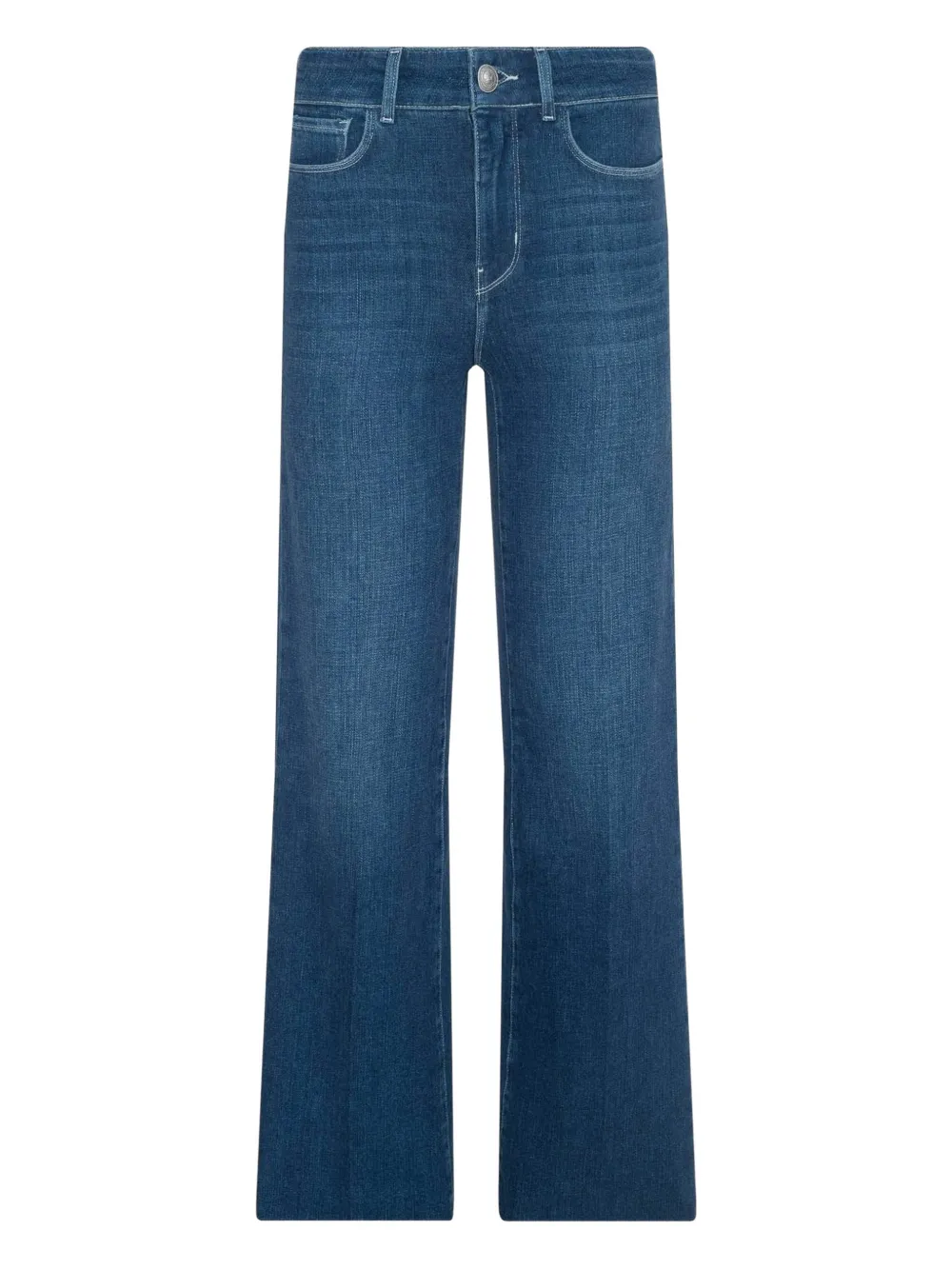 L'Agence Gwenna wide-leg jeans - Blu