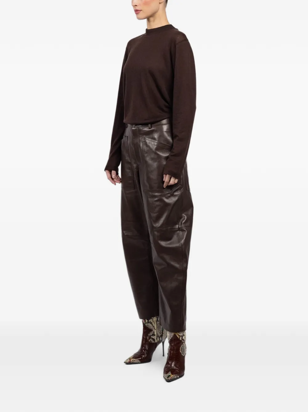  Giorgio Brato Pocket Trousers - Brown 