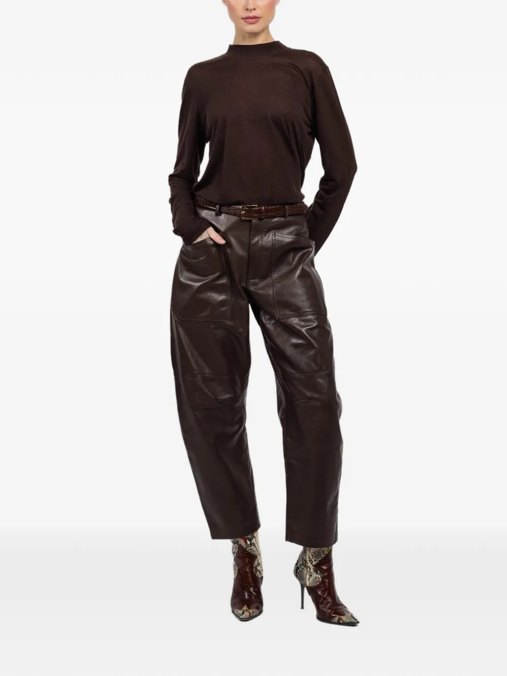Giorgio Brato pocket trousers - Bruin
