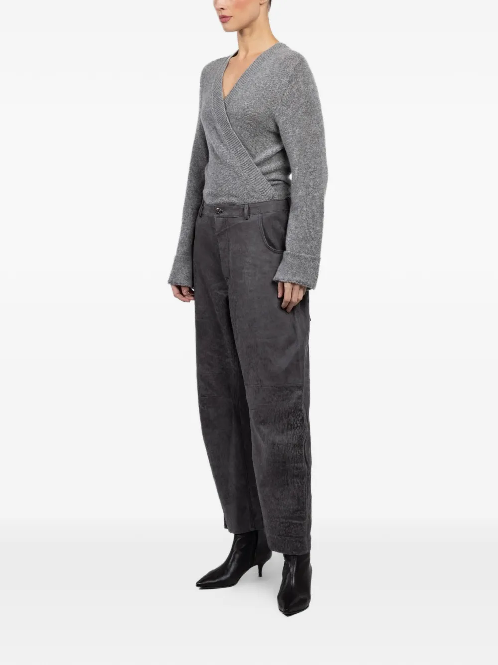  Giorgio Brato Vasp Patch Pocket Trousers - Grey 