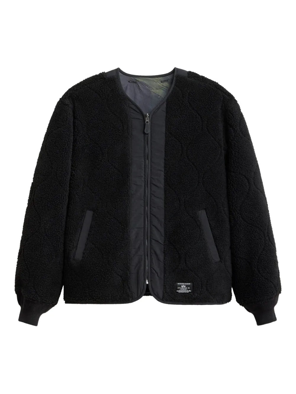 Alpha Industries M-65 reversible quilted jacket | Blue | Image 1