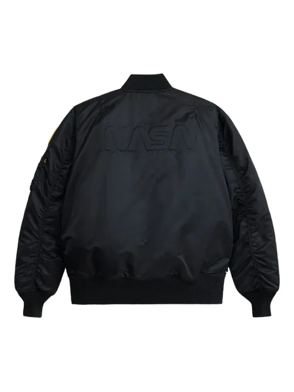 Alpha × NASA 日本未発売 MA-1 ボンバージャケット ブラック Alpha Industries MA-1 ジャケット | ブラック | FARFETCH JP